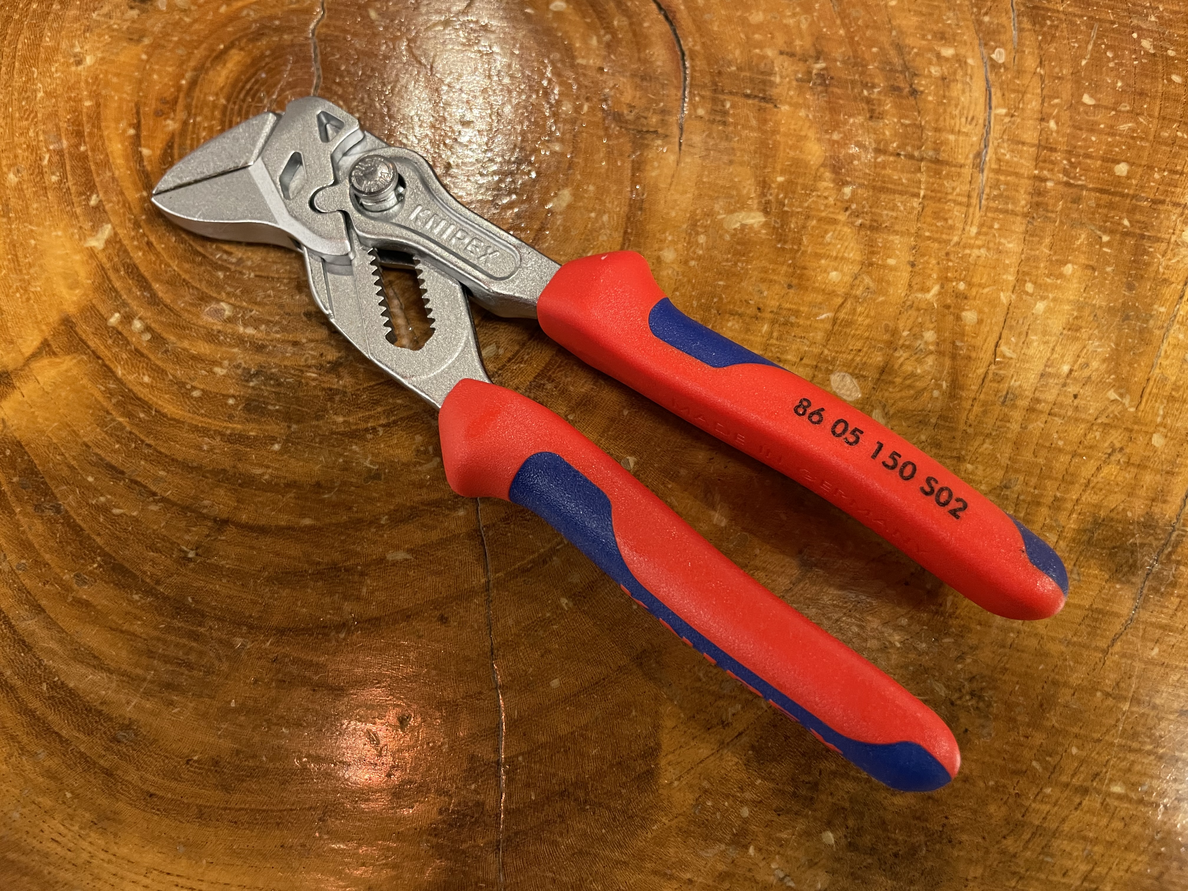 ギザ付きのKNIPEXのプライヤーレンチ、航空機用 - ☆工具屋てっちゃん