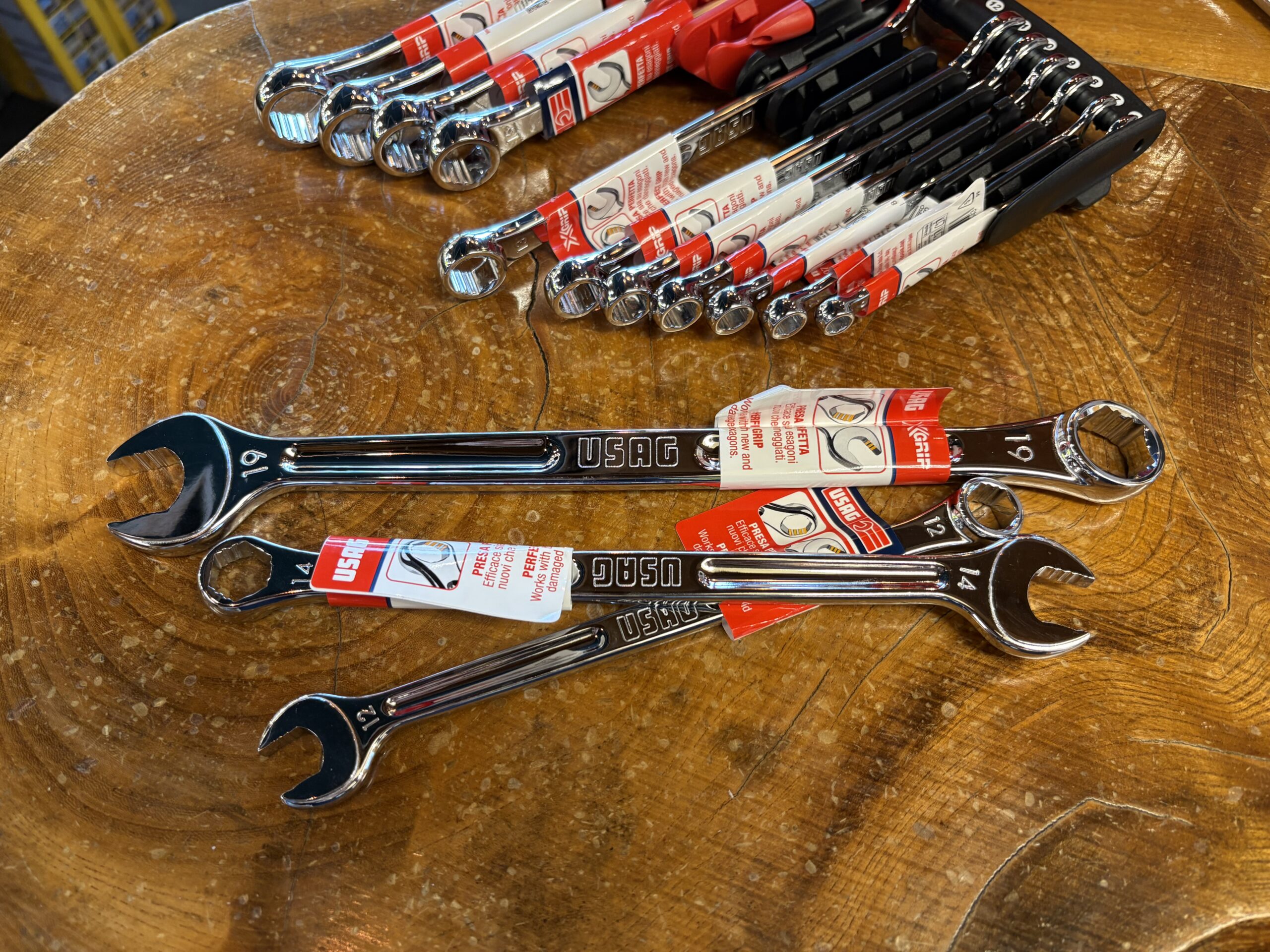 なめたボルト・ナットにも！USAG「X-Grip」285Xコンビネーションレンチ