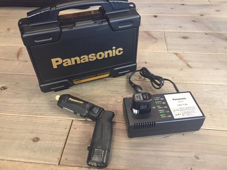 新商品】Panasonic 7.2V 充電スティックインパクトドライバー