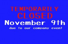 Temporarily Closed Infomation
