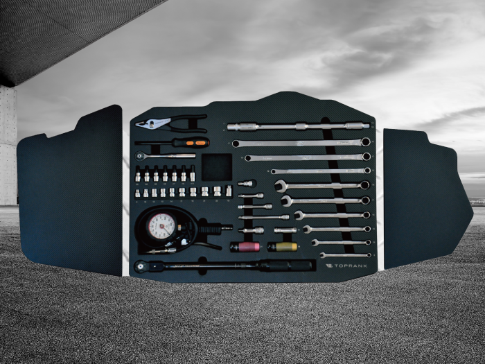 輸出台数国内トップクラスのトップランク社が選んだ、オリジナル車載工具セット開発の舞台裏